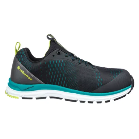 Albatros AER55 Impulse Black Blue Low S1PS ESD FO HRO SR munkavédelmi cipő | NT Munkaruházat